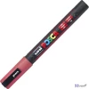 Dekormarker Uni 0,9-1,3 mm, Posca PC-3ML, fényes piros