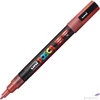 Kép 2/2 - Dekormarker Uni 0,9-1,3 mm, Posca PC-3ML, fényes piros 