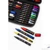 Kép 2/4 - Dekormarker Uni készlet, táskában, Posca, 40 darabos 