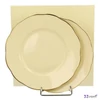Desszertes tányér porcelán 20cm, szett CLARK ECRU 2 db/szett Díszdobozban