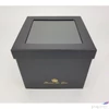 Kép 2/2 - Díszdoboz karton virágbox és bonbon doboz tetővel fekete méretek: 18.5x18.5x15.5cm