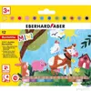 Kép 1/3 - Eberhard Faber színes ceruza 12db-os "3in1" MINI KIDS 10mm-es heggyel