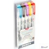 Ecsetiron készlet Zebra kétvégű Mildliner Warm, 5 szín 