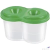 Kép 2/4 - Ecsettál pohár PantaPlast 2 rekeszes BORULÁSMENTES iskolaszezonos termék