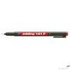 Kép 3/3 - Edding 141F piros OHP permanent alkoholos marker 0,6mm filc, marker