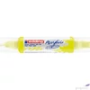 Kép 2/3 - Edding 5400 Akril marker (2-3 Mm/5-10 Mm) Neon Yellow 3D DOUBLE LINER