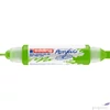 Kép 1/3 - Edding 5400 Akril marker (2-3 Mm/5-10 Mm) Yellow Green 3D DOUBLE LINER