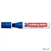 Edding 850 vágott hegyű kék permanent alkoholos marker 5-16mm Marker permanent Edding 850