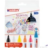 Kép 1/2 - Edding 95 ABLAK MARKER 6kszl. GLASS MARKER 6készlet D10 kerek hegyűvonalvastagság:2-3mm