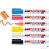 Kép 2/2 - Edding 95 ABLAK MARKER 6kszl. GLASS MARKER 6készlet D10 kerek hegyűvonalvastagság:2-3mm