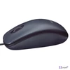 Egér vezetékes optikai normál méret USB LOGITECH M90 sötétszürke