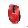 Kép 2/2 - Egér vezetékes optikai normál USB GENIUS DX-150X piros