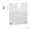 Kép 4/7 - Emlékeztetőtábla akri fali 30x30cm NOBO Home átlátszó