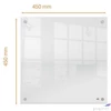 Kép 3/8 - Emlékeztetőtábla akri fali 45x45cm NOBO Home átlátszó