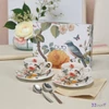 Eszpresszó csésze aljjal APRIL 2db/szett porcelán Díszdobozban