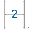 Kép 1/2 - Etikett címke Apli 199,6x143,5 mm, poliészter, időjárásálló fehér, 40 etikett/csomag