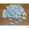 Kép 2/2 - Fa csipesz fehér 2, 5cm 100db/cs