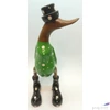 Kép 11/13 - Fa dekor faragott kacsa figura kézzel festett faragott fa dekor figura több féle közepes méretű 30cm
