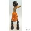 Fa dekor faragott kacsa figura kézzel festett faragott fa dekor figura több féle közepes méretű 30cm