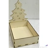 Kép 1/2 - Fa doboz fenyőfás 20x15x22,5cm /lapra szerelt/