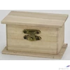 Kép 1/2 - Fa doboz kicsi hosszú tetős natúr 9x5,5x5cm-es csatos zárral GRAVÍROZHATÓ! CRL1016