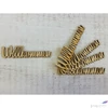 Kép 2/2 - Fa felirat Willkommen 9, 5cmx3mm 5db/cs
