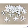 Kép 1/5 - Fa figura hókristály fehér 5, 5cmx3mm 25db/cs