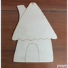 Kép 1/2 - Fa figura kunyhó kunyhó 16, 2x22, 4cm 