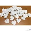 Kép 2/2 - Fa figura szív fehér 3cmx3mm 40db/cs