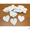 Kép 1/2 - Fa figura szív fehér 4cmx3mm 15db/cs