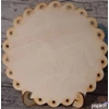 Kép 3/3 - Fa tányértartó állvány normál 10x12cm - lapra szerelt 