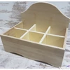 Kép 1/2 - Fa teafilter doboz 23x15, 5x8/18cm - hatos beosztású