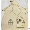 Kép 1/2 - Fa tündér házikó 24x20cm - ablakkal és ajtóval