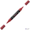 Faber-Castell akril filctoll Kétvégű MULTIMARK 219 eper piros 185918