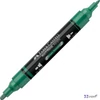Faber-Castell akril filctoll Kétvégű MULTIMARK 295 metál zöld 185995