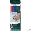Kép 1/2 - Faber-Castell alkoholos filc 1513 F fóliaíró filc, 0,6mm 4db . 151304