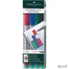 Faber-Castell filckészlet 1514 F fóliaíró filc 4db . 0,6mm rostiron 151404