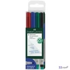 Faber-Castell Fóliaíró filctollkészlet 4db-os M-es heggyel 152604