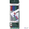 Faber-Castell Fóliaíró filctollkészlet 4db-os M-es heggyel 152604