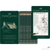 Kép 1/3 - Faber-Castell grafitceruza 9000 Art Szetz 12db 8B-2H AG-Castell fémdobozban 119065