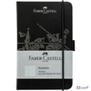Faber-Castell Napló A/6 100gr. 194 oldal kockás fekete színű kemény borítással, gumírozott tolltartóval 1006