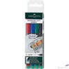Kép 2/2 - Faber-Castell alkoholos filc 1523 S fóliaíró filc, alkoholos 4db . 152304