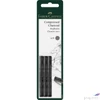 Kép 1/2 - Faber-Castell szénceruza Pitt préselt faszén 3db Soft. AG-Pitt puha 129997