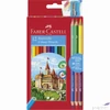 Kép 1/2 - Faber-Castell színes ceruza 12+3db os FC- készlet várak bicolor 120112+3 110312
