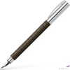Kép 1/2 - Faber-Castell töltőtoll Ambition 3D "Croco" barna F 146051