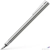 Kép 1/2 - Faber-Castell töltőtoll Neo Slim rozsdamentes acél test fényes B 342003