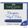 Faber-Castell Töltőtoll szett iskolai kék test szín + 6db királykék tintapatron bliszterben 149811