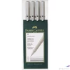 Kép 1/2 - Faber-Castell tűfilckészlet Ecco-Pigment -0, 1;0,3;0,5;0,7mm - fe rostiron 166004