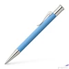 Kép 1/2 - Faber Castell golyóstoll GVFC Guilloche ródium bevonatú öbölkék csavar mechanikával