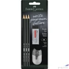 Kép 1/2 - Faber Castell grafitceruza 3db-os 1111 HB fekete testű radír +hegyező BL.